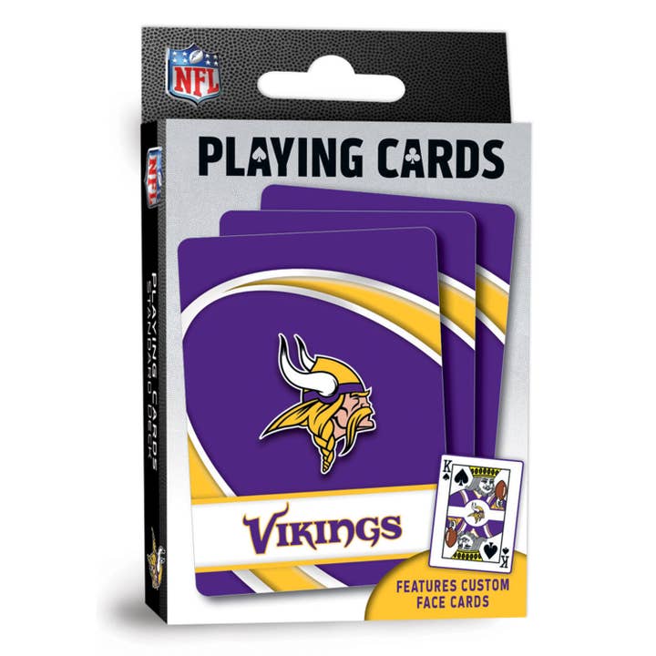 Masterpieces Puzzles - Wholesale Playing Cards - Minnesota Vikings Playing Cards