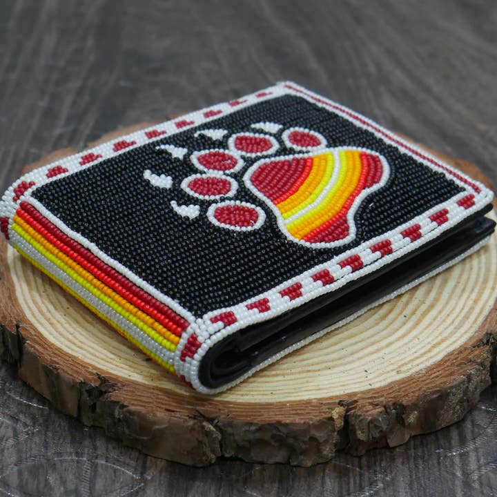 Handgemaakte portemonnee met kralen en ingewikkelde tweevoudige portemonnee met kralenwerk voor wholesale door KANGURAH