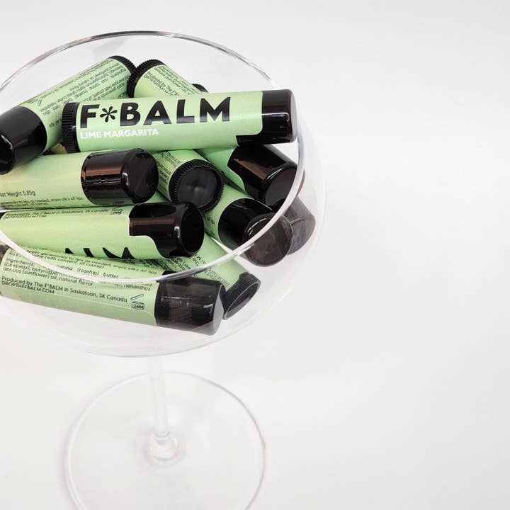 The F*Balm - Wholesale Lip Balm - COCKTAIL Lime Margarita Moisturizing Flavoured Lip Balm2