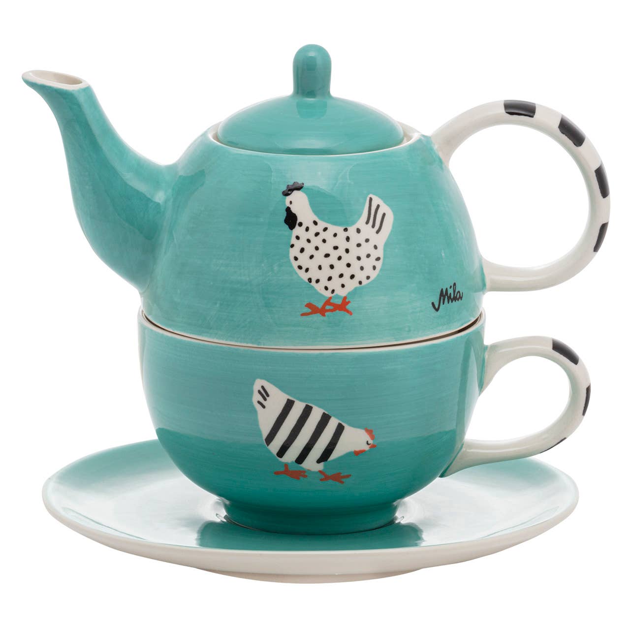 Mila Design – wholesale Tea pot – Tea for One Chicken Run 0