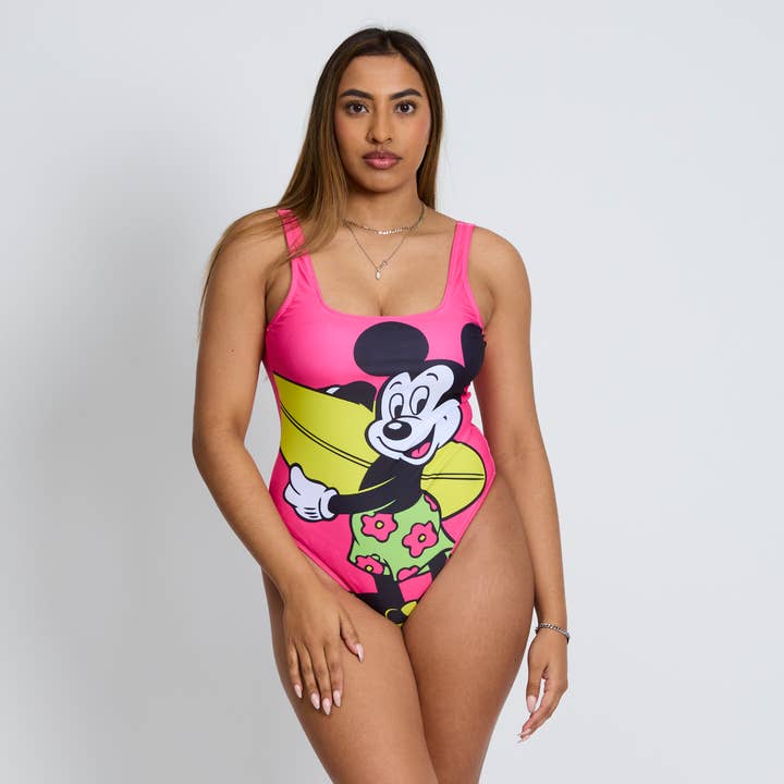 Cakeworthy - Wholesale One Piece Swimsuit - Women's - Mickey Retro One Piece Swimsuit