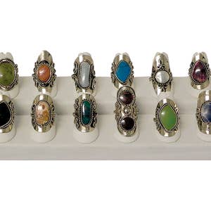 Natural stone cheap rings wholesale