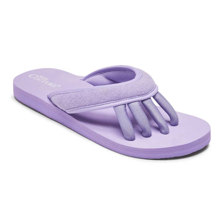 Pedi Couture - Wholesale Sandals - Women's - Purple Women's Comfort Toe Separator Sandals