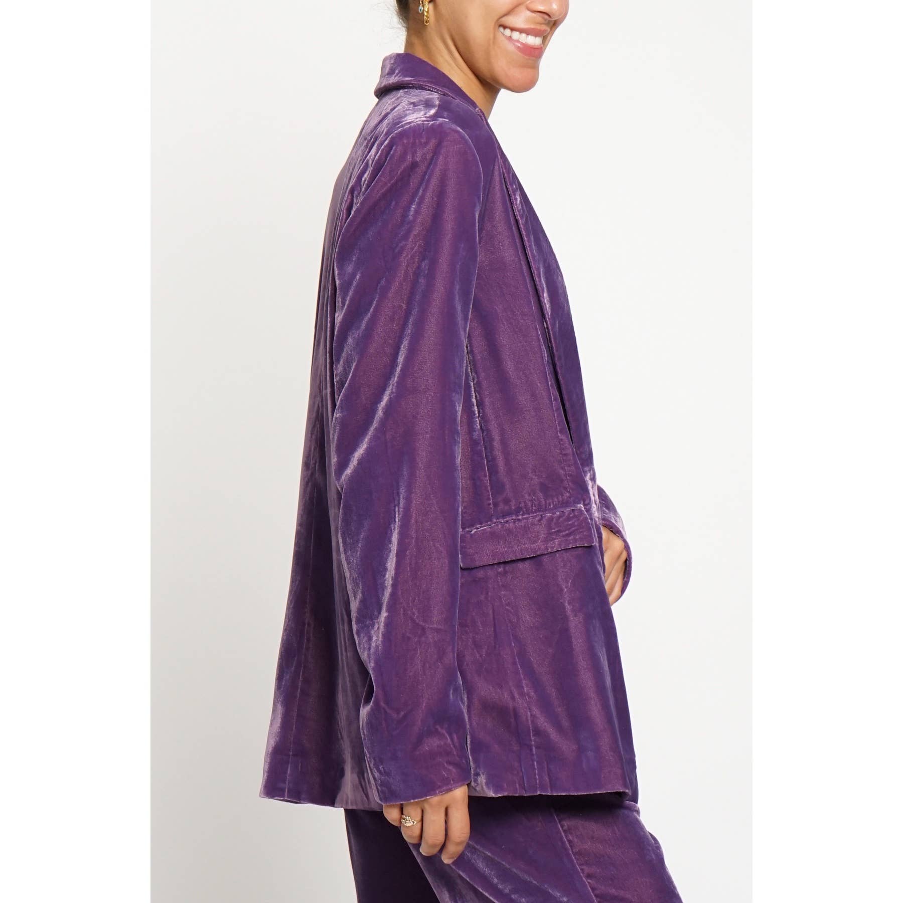 Sans Souci - Wholesale Blazer - Women's - VELVET BLAZER1