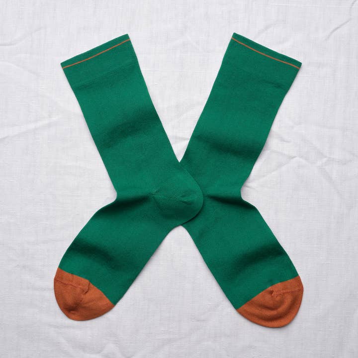 Effen Smaragdgroene Sok voor wholesale door Bonne Maison