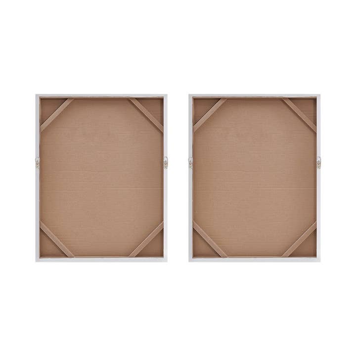 Olliix - Wholesale Gallery Wall Set - Hand Embellished Stones Abstract Silver Glitter Wall Art5