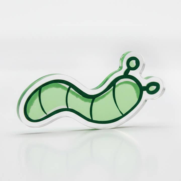 Worm Token Acrylic Game Tokens 0.75" Double-Sided Print for wholesale by Naytendo