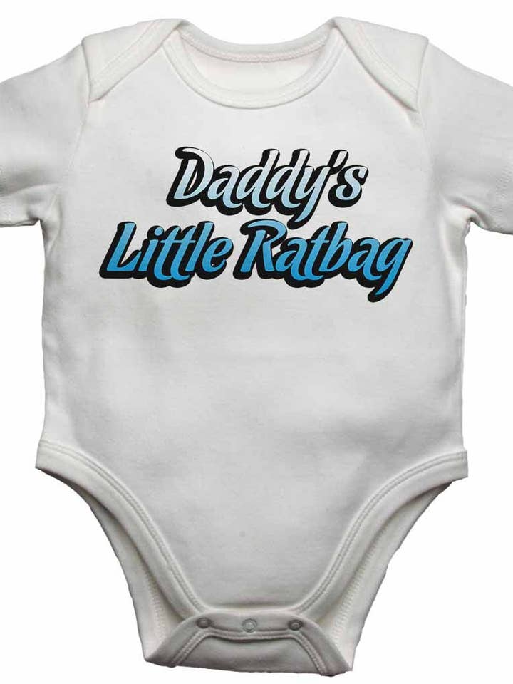 Dadddy's Little Ratbag - Baby Vests Bodysuits for Boys, Girls for wholesale by Little Ratbag