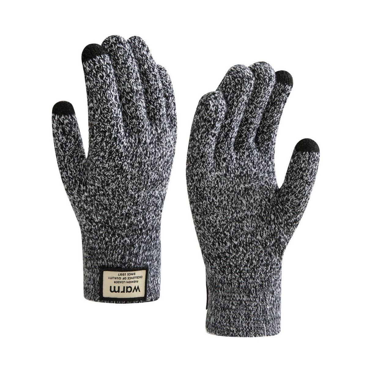 NINEXIS - Wholesale Gloves - Men's - CWAG00541_MEN WINTER WARM KNIT TOUCHSCREEN GLOVES2