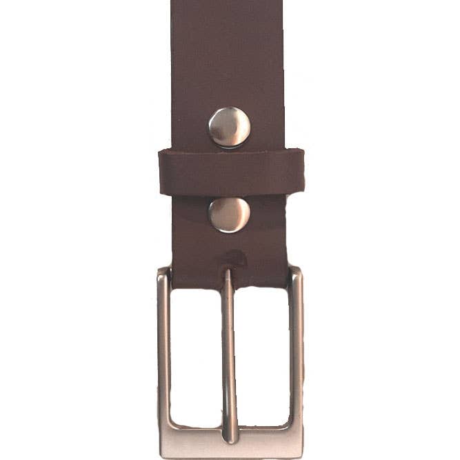 IGI CANADA - Wholesale Belt - Unisex - GENUINE LEATHER BELT PLAIN 35MM BLACK AND BROWN #10358