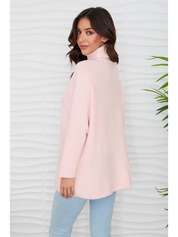 MILIO MILANO - Wholesale Knitted jumper – Women′s - VISCOSE LONG SLEEVE TURTLENECK SWEATER (330115/27760)56