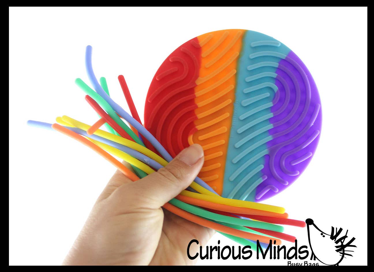 Curious Minds Toys - Wholesale Fidget Toy - Kids - 1 Noodle Board Fidget Circle Double Sided - Press and Peel N3