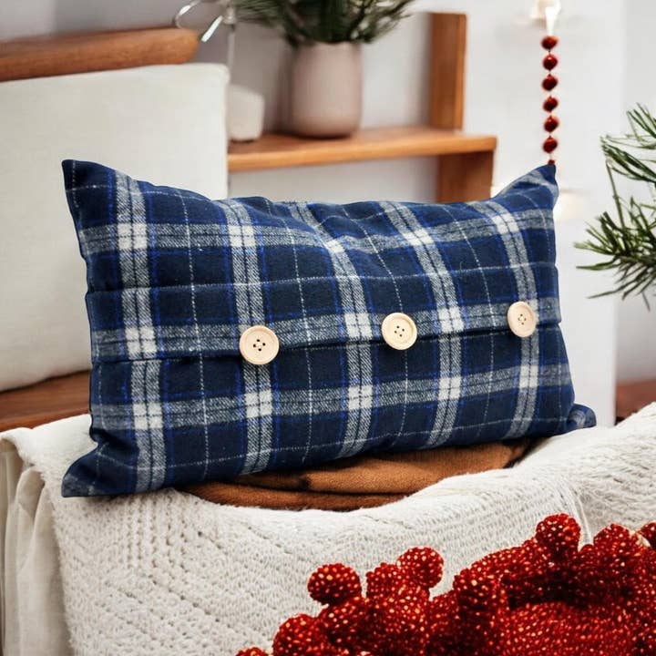 30 X 50Cm Blue Velvet Cushion Cover Only for wholesale by Minster Stylish Living Ltd