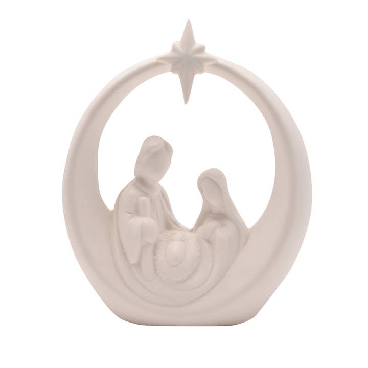 Presepe in ceramica con LED per la vendita all'ingrosso da parte di WIDDOP and Co.