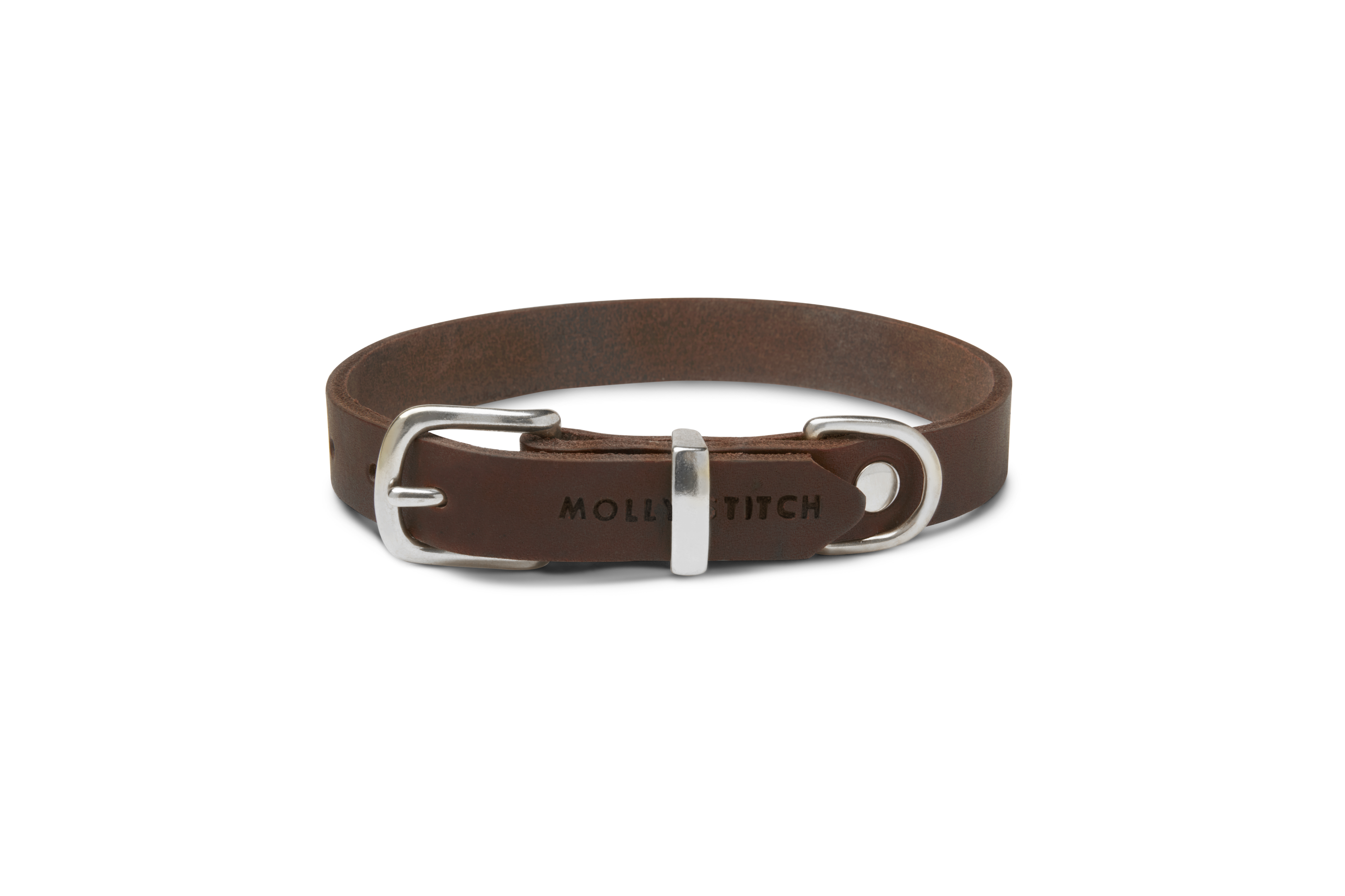 Molly and Stitch - Wholesale Pet Collar - Dog - Butter Leather Dog Collar - Classic Brown9