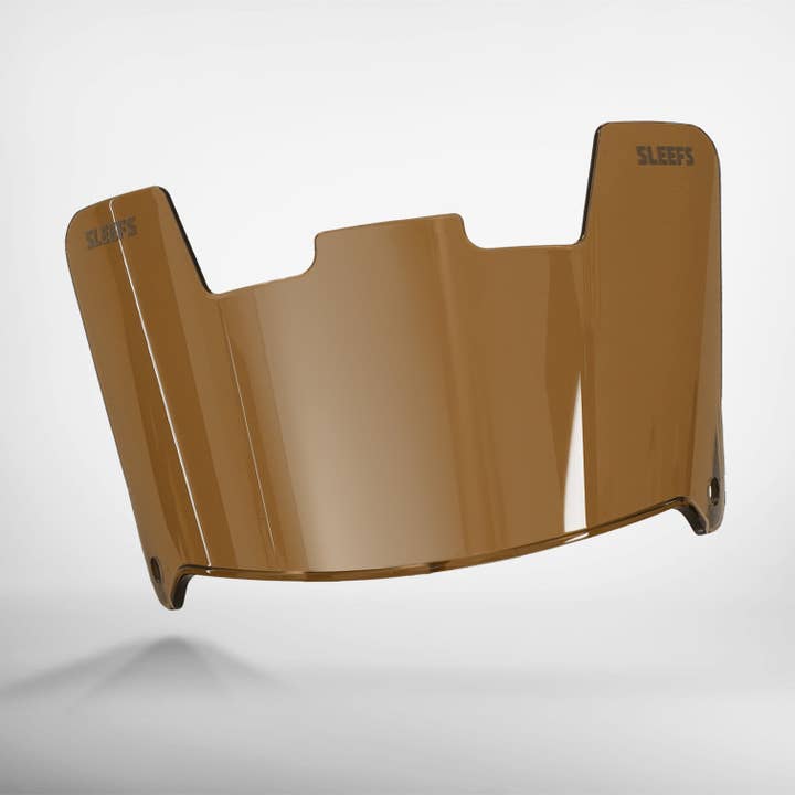 Castanho Viseira de proteção ocular Ironbark Brown Clear Helmet para venda a revendedores na Faire2