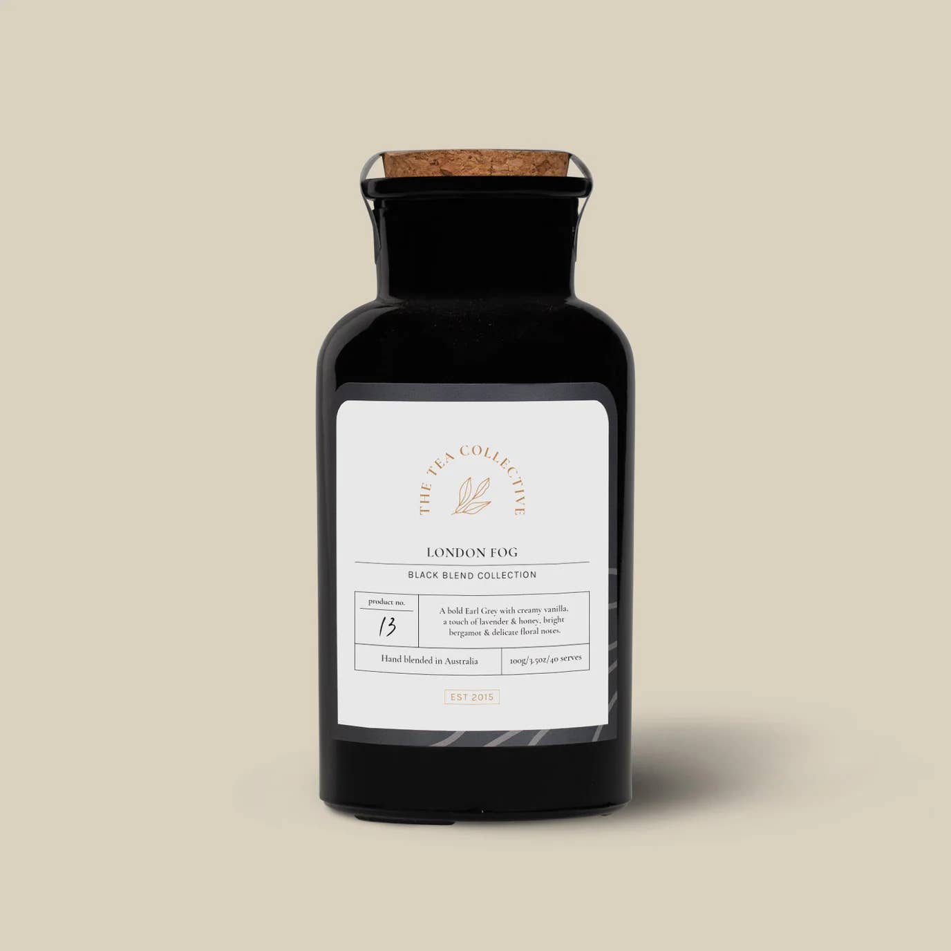 The Tea Collective - Vendita all'ingrosso Tè sfusi - London Fog - Barattolo Boutique + 100g di Tè Sfuso