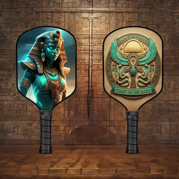 Dieux de l'Égypte ancienne - Néphthys - Raquette de pickleball pour la vente par The Mad Pickler
