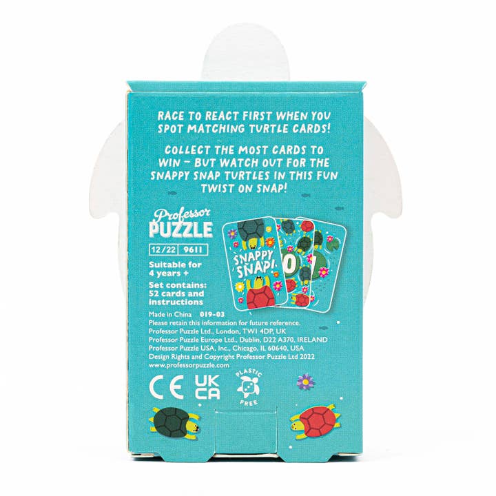 Professor Puzzle USA, Inc. - Wholesale Card Game - Snapping Turtles Game (D.8)
