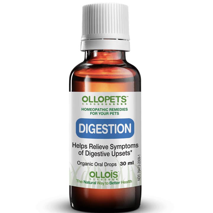 Ollois - Wholesale Pet Supplement - Cat/Dog - Ollopets Digestion Homeopathic Drops for All Pets, 30ml1