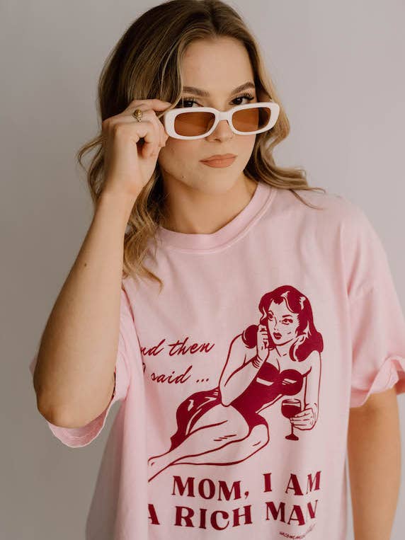 Feminist Women Empowered Grunge Comfort Colors Graphic Tee for wholesale by Uncommon Wild