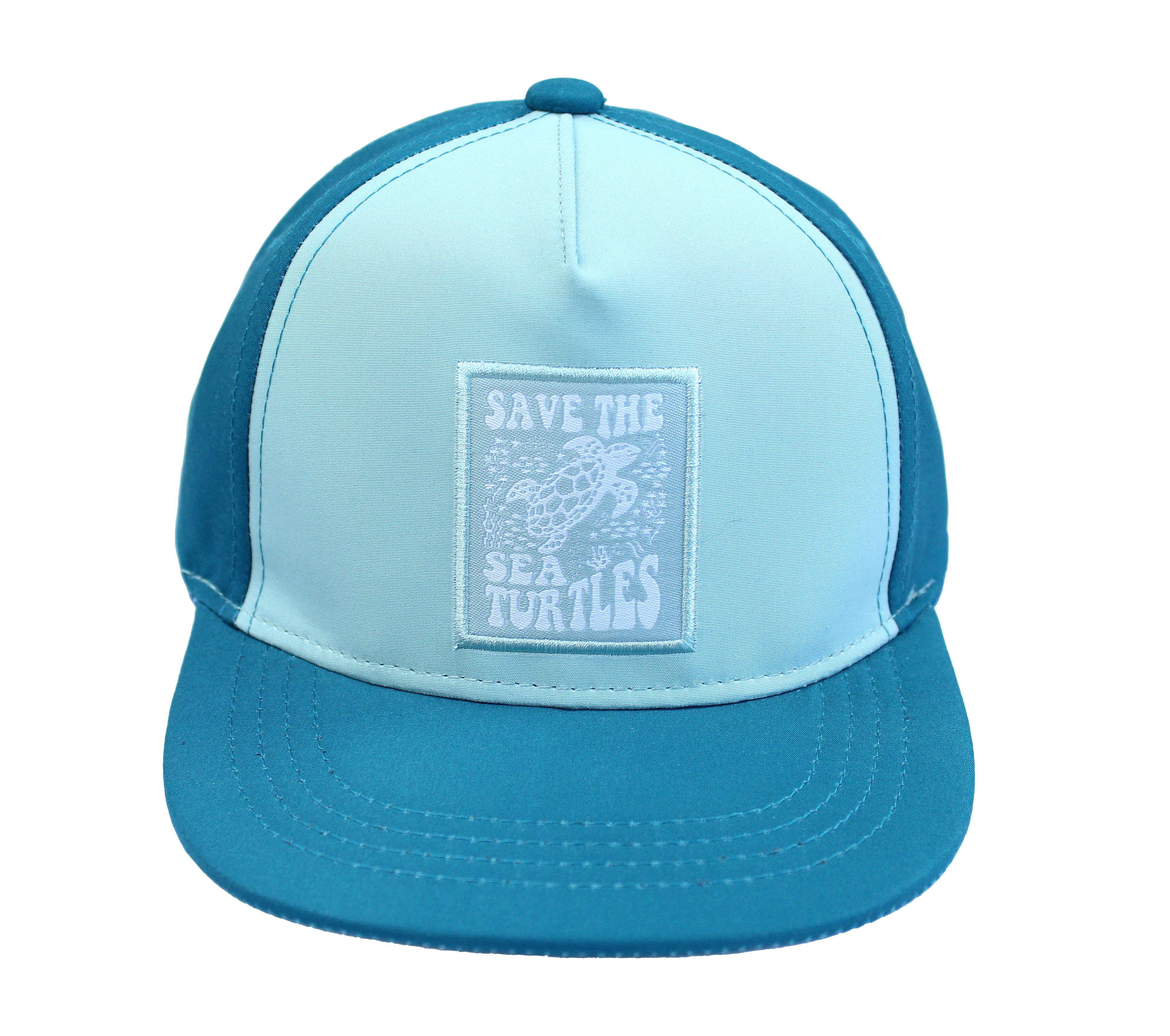 Bleu/Multi Casquette Snapback Save the Sea Turtles Conservation pour enfants et bébés en vente sur Faire