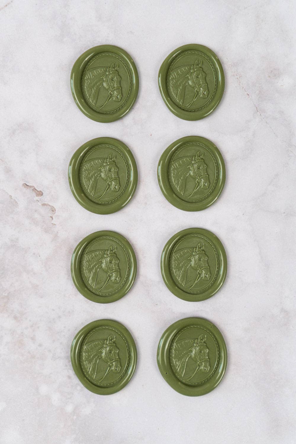 Danielle Demers Studio - Wholesale Sealing Wax - Horse Head Wax Seals, Boxed Set of 8, Available in 9 colors1