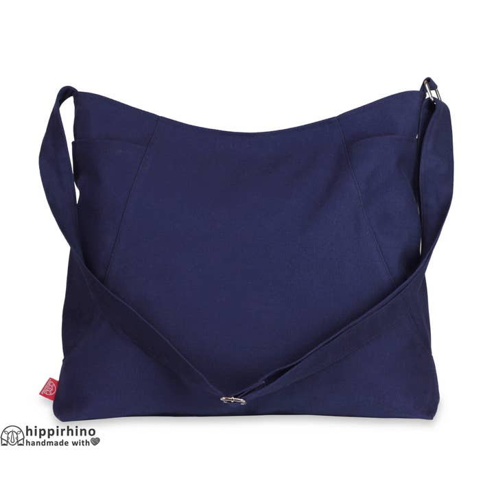 Bolso bandolera tipo hobo de lona para mujer, mensajero, trabajo diario para venta al por mayor de hippirhino