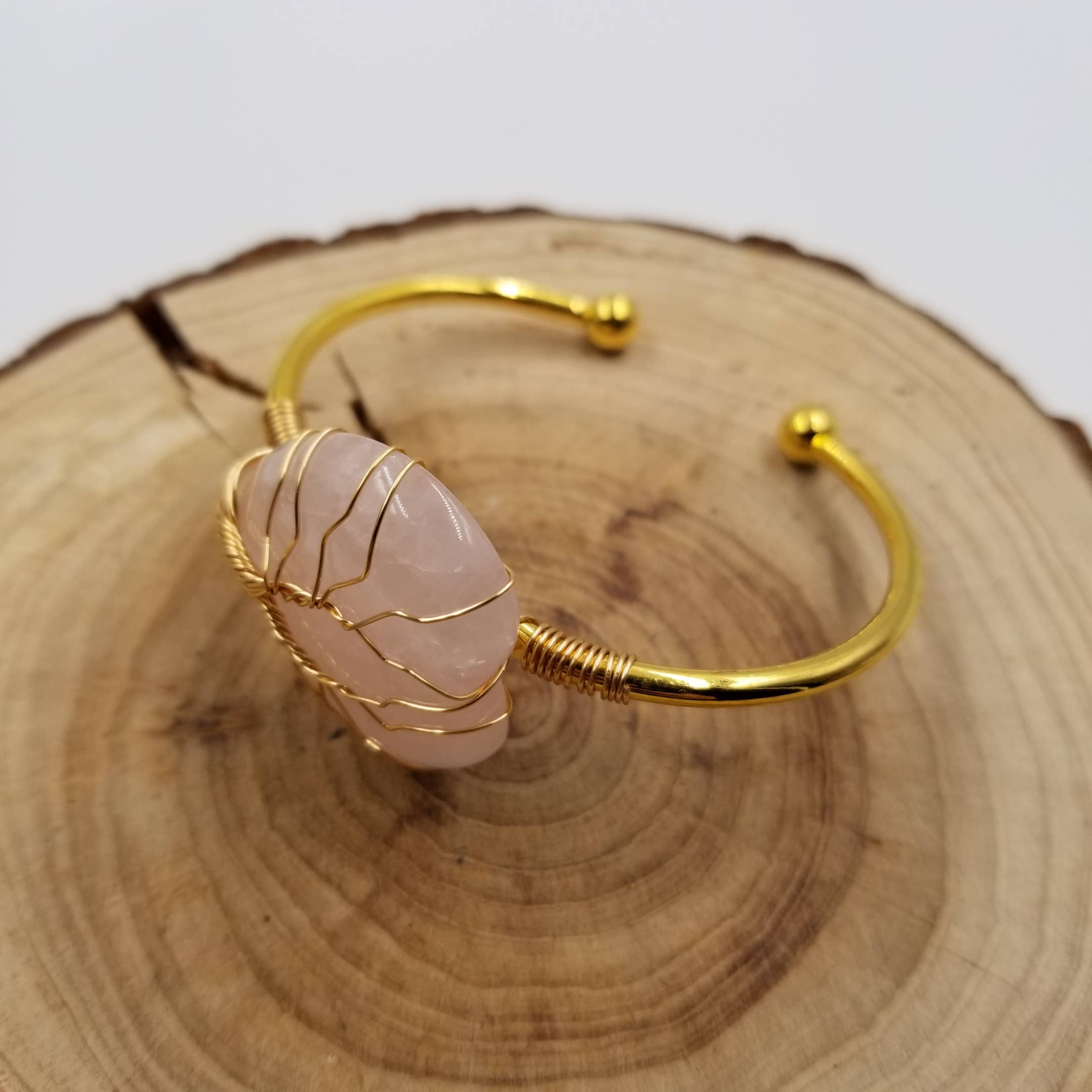 CHAKRA JEWELRY - Wholesale Cuff Bracelet - Handmade Natural Crystal  Heart Bracelet - Mother'S Day Gift7