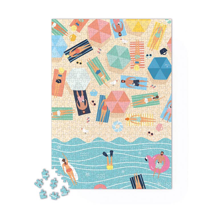 Puzzle da 500 pezzi Chill & Plouf per la vendita all'ingrosso da parte di Maison Joliette