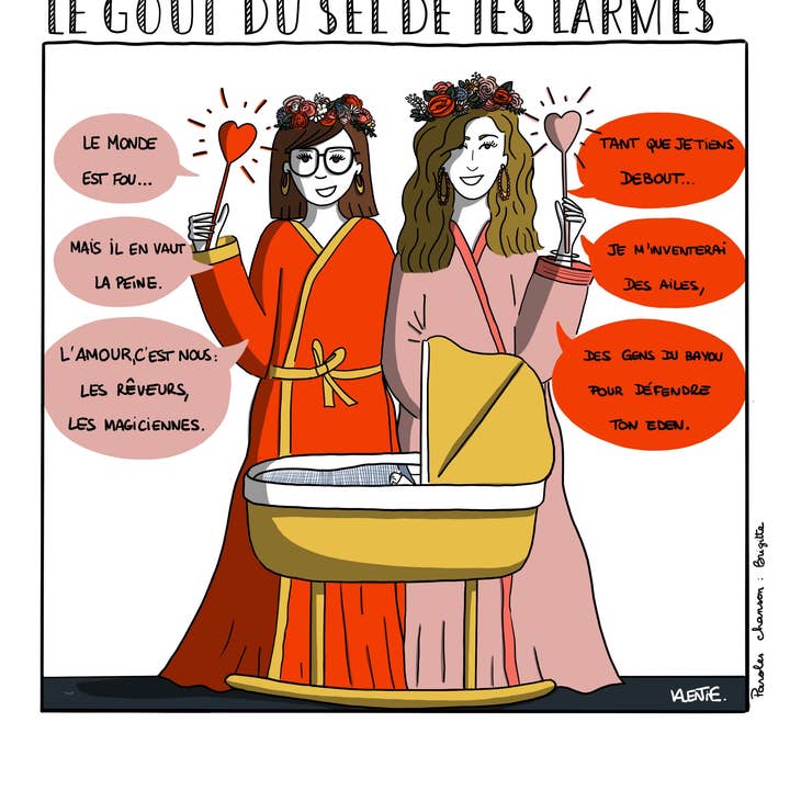 Les crayons de Valentine - Wholesale Everyday Greeting Card - Map - Brigitte