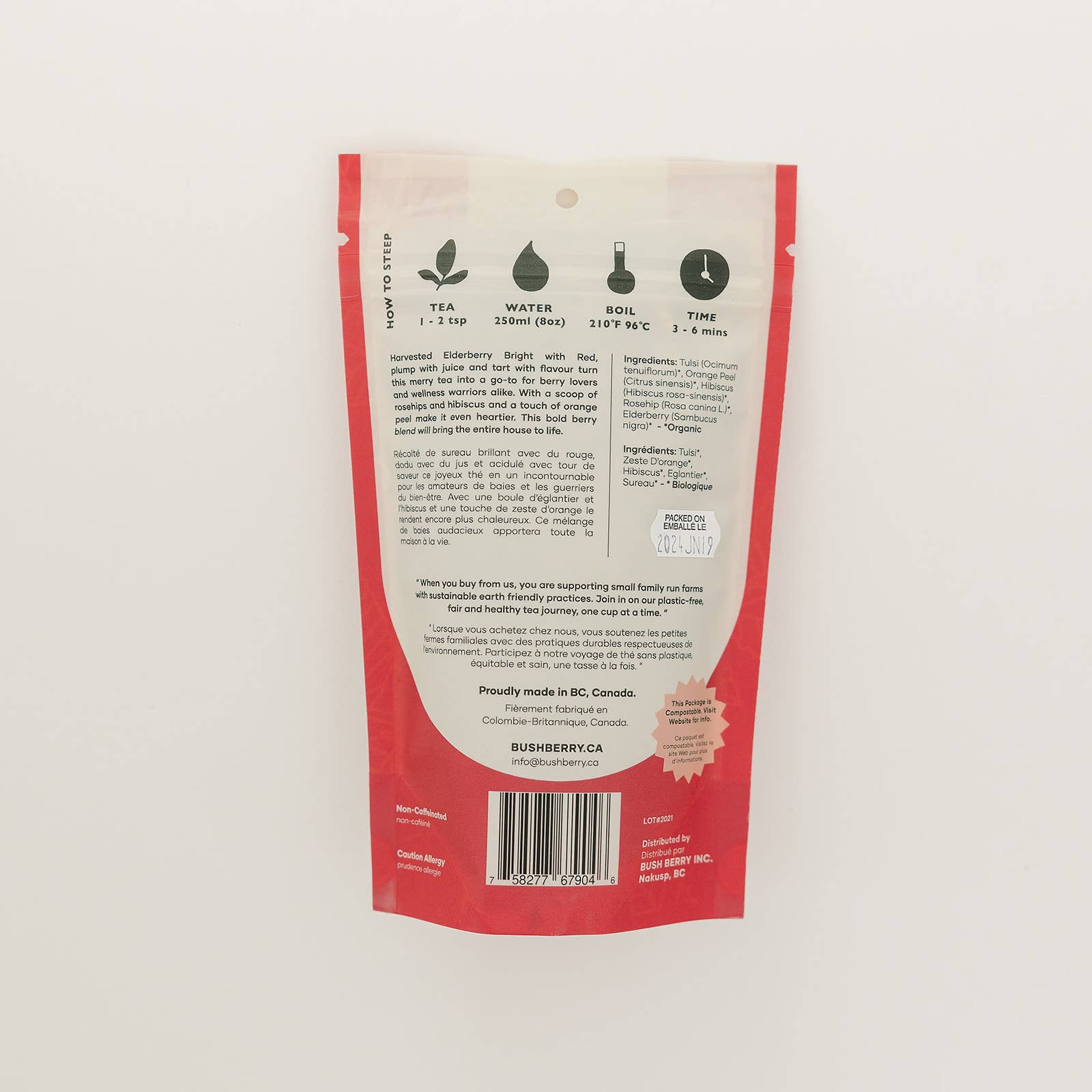 Bush Berry - Vente Thé en vrac - Thé biologique en vrac aux baies6