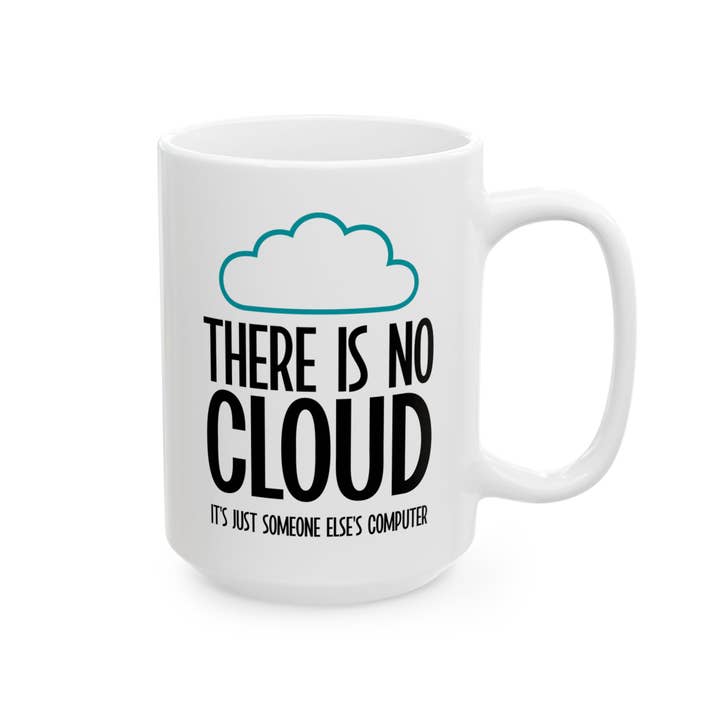 Laughable Printables – wholesale Coffee mug – There is No Cloud Mug, Funny Tech Joke Gift for IT Pro