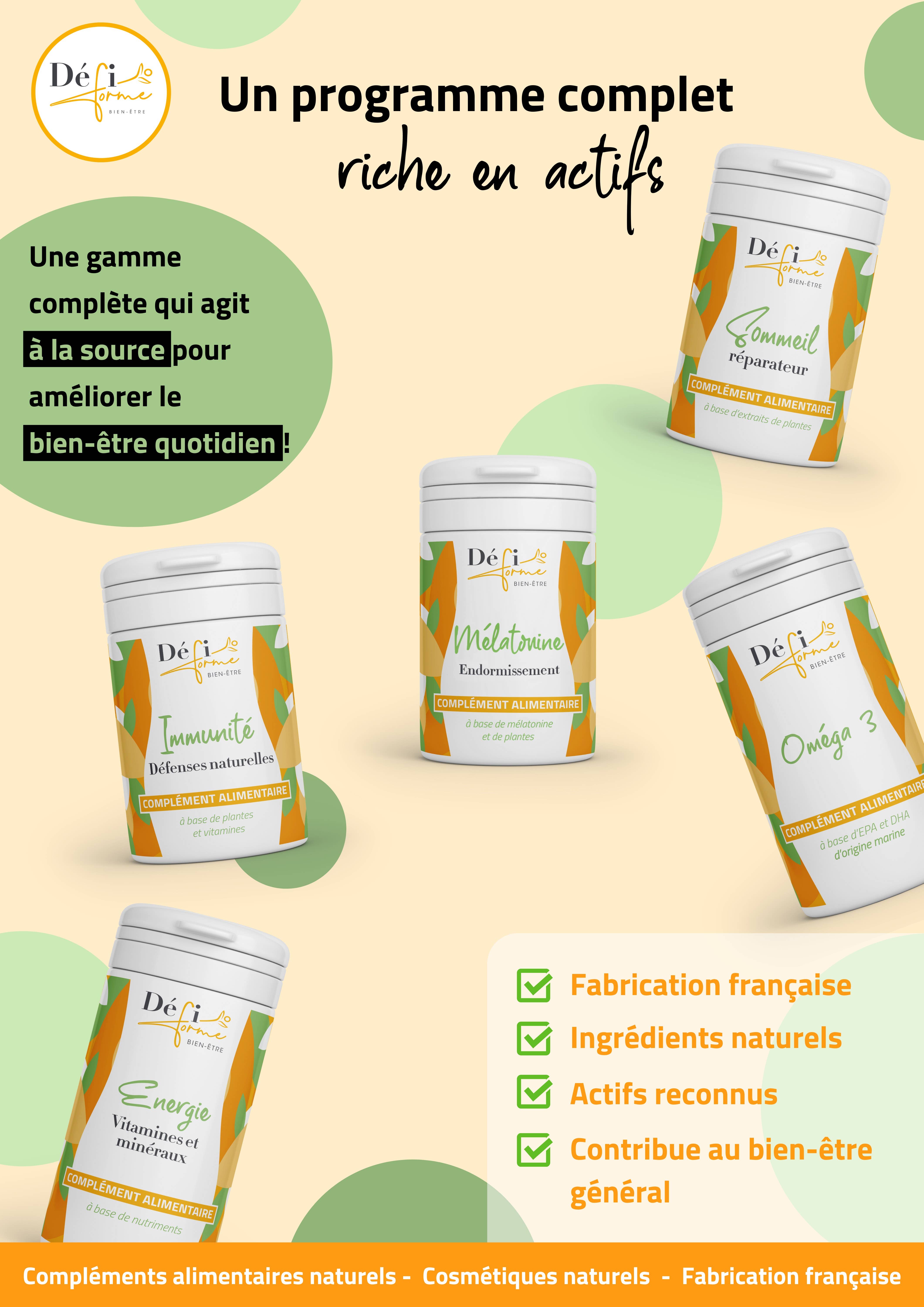 Défi Forme - Venta al por mayor Suplementos/vitaminas para beber - 20% de descuento en el paquete Bienestar1