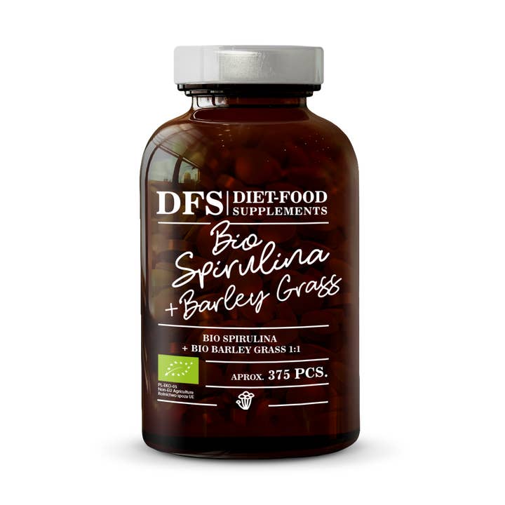 Bio Spirulina og Byg tabletter 150 g - ca. 375 tabletter for engroshandel hos Diet Food
