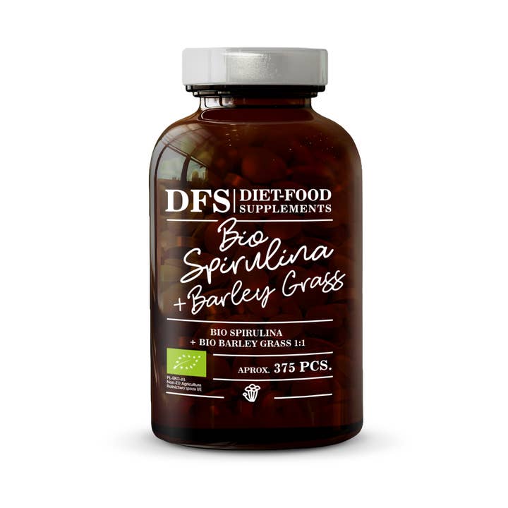 Bio Spirulina and Barley tablets 150 g - approx. 375 tabs for wholesale by Diet Food