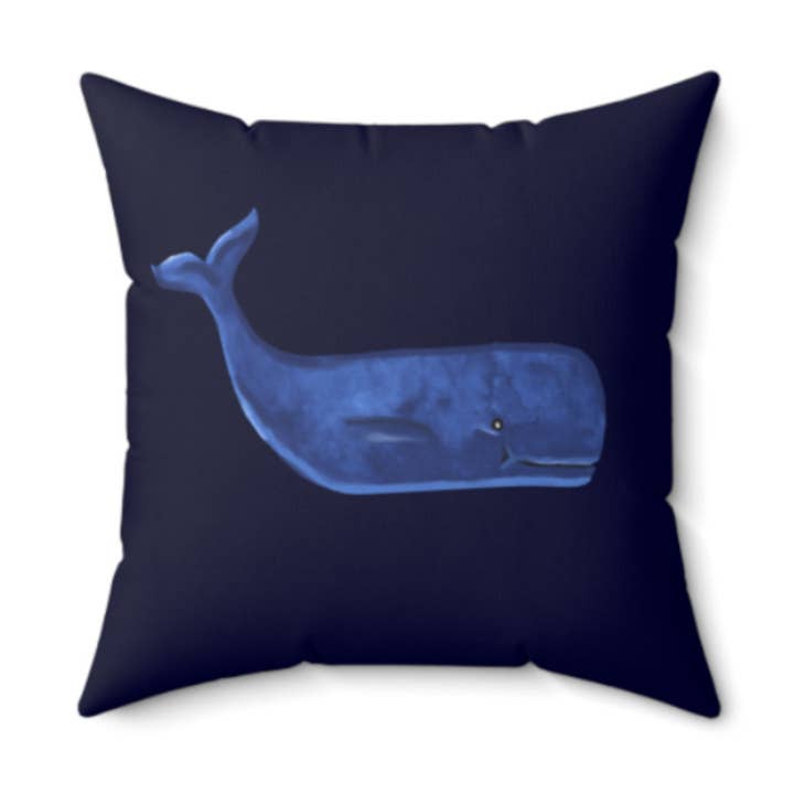 Peachy Pendants - Wholesale Throw/Decorative Pillow - Pillow - Coastal Whale0