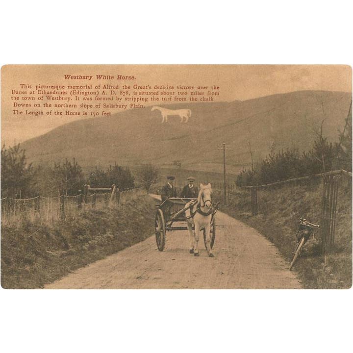 Found Image Press - Wholesale Sticker - Sticker EN-66 Westbury White Horse, England