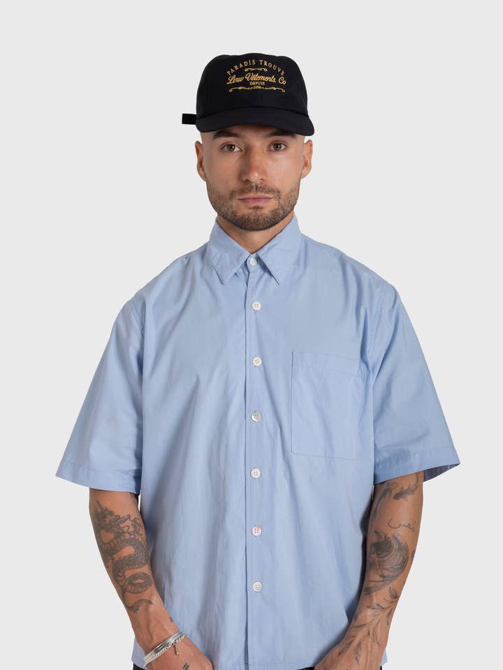 Mayfair Shirt- Sky Blue SS for wholesale by Lost In Nowhere