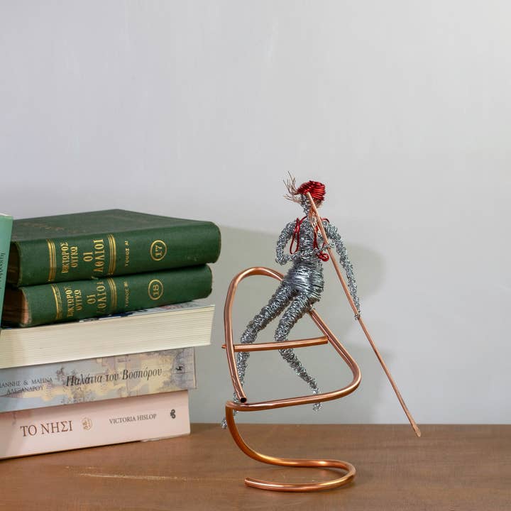 Rafting Kvinde Figur, River Rafting Skulptur, Skulptur for engroshandel hos Haritopoulou