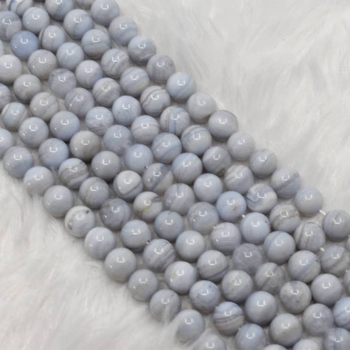 Soothing Crystals - Wholesale Beads - Crystal Jewelry Beads | Blue Lace Agate | Gemstone Beads