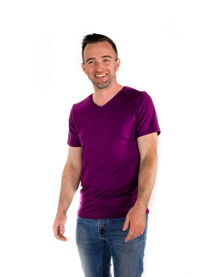 Bamboo t-shirt - massief voor wholesale door Prahsik