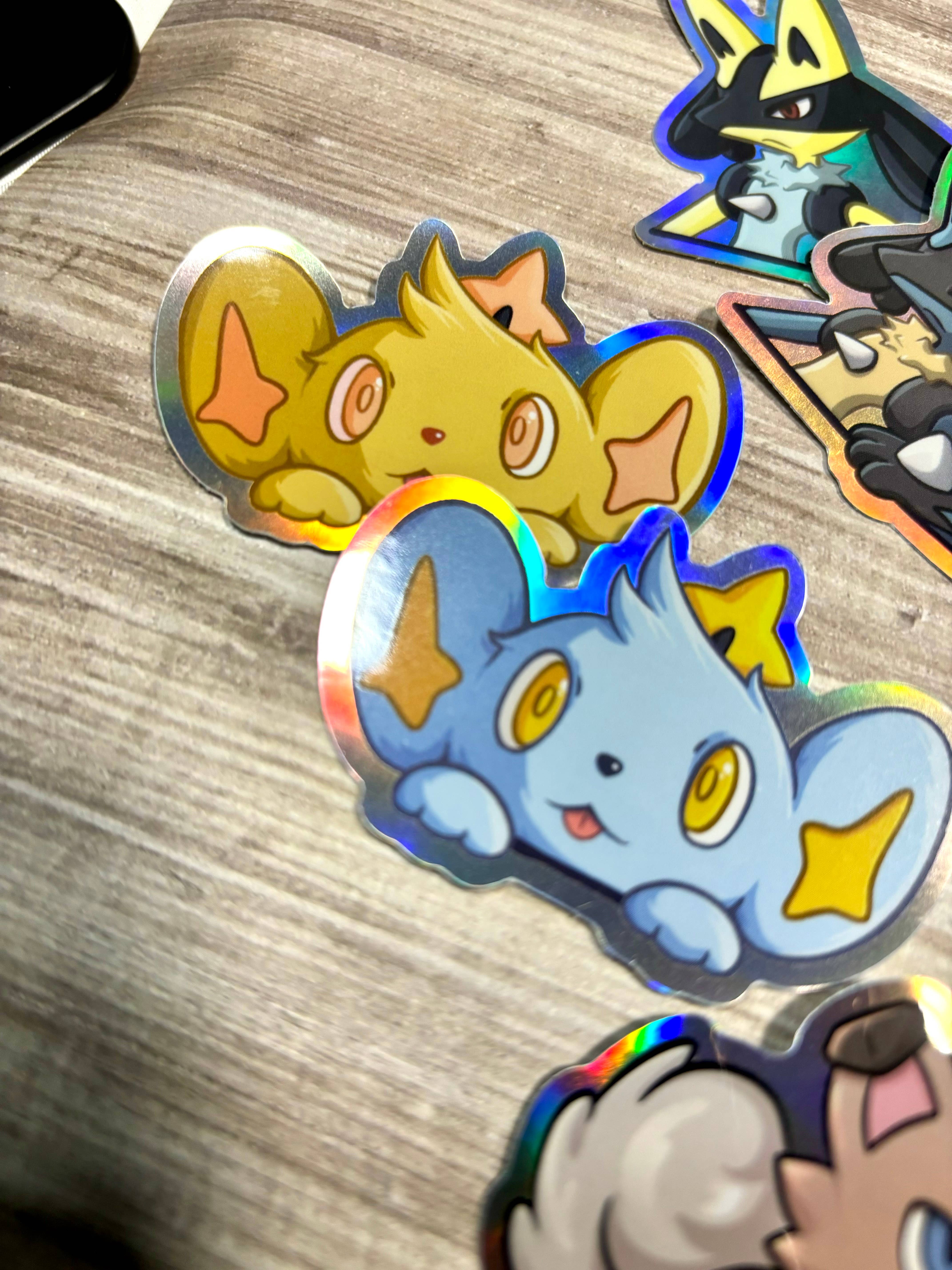 Winterra LLC – Adesivo por atacado – Adesivos Holográficos de Pokémon | Resistentes à Água e UV3