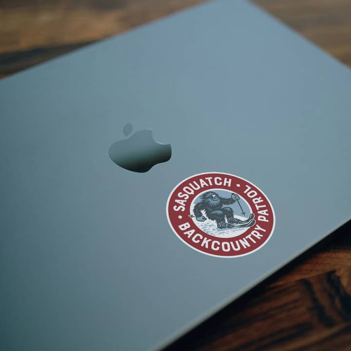 Squatchy - Wholesale Sticker - Sasquatch Backcountry Patrol Sticker3