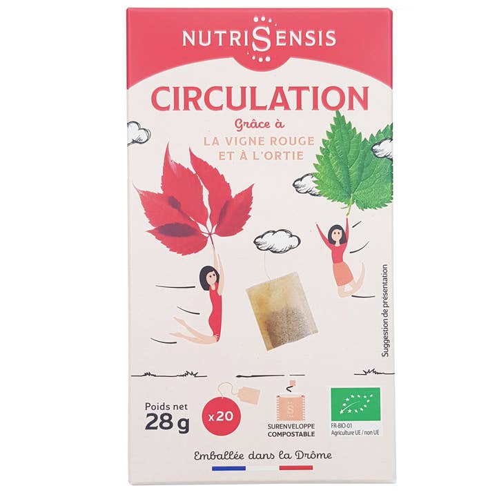 Nutrisensis - Wholesale Health/Detox Tea - NUTRISENSIS - Organic circulation infusion - 20 bags3