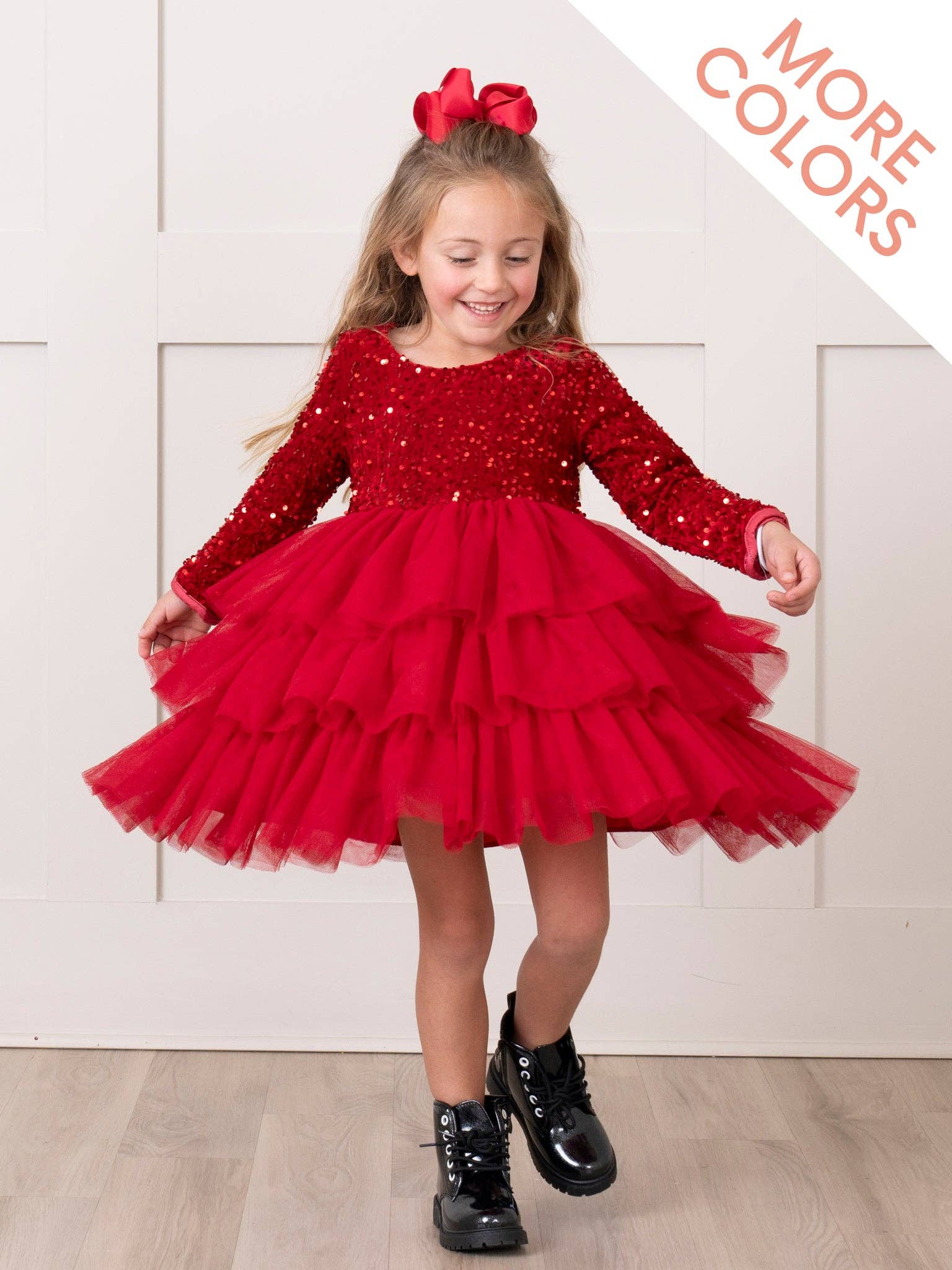 Marie Nicole Clothing - Wholesale Dress - Kids - Sparkle Party Triple Tiered Tulle Dress13