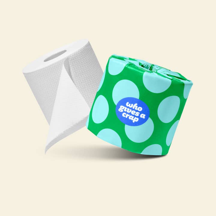 Who Gives A Crap - Wholesale Toilet Paper - Classic Soft Double Length Toilet Roll (Single Roll)