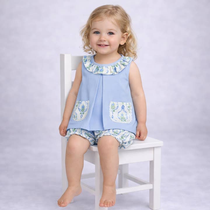 Floral Bloomer for wholesale by City Beautiful Childrens Boutique