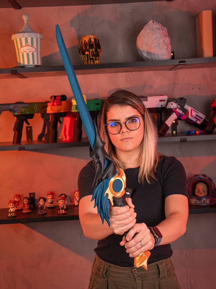 Whispered Soul - Katana for wholesale by Clew Bay Leather & 3D Printing