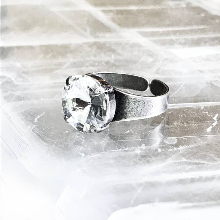 Rivoli Solitaire Ring for wholesale by Rew Elliott